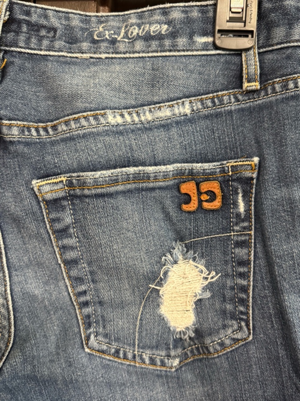 Joe’s Jeans Ex-Lover Women’s Distressed Boyfriend Jeans - Blue size 28 Cropped - Picture 4 of 11
